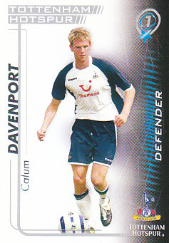 Calum Davenport Tottenham Hotspur 2005/06 Shoot Out #295
